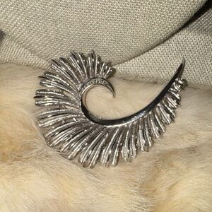 Vintage Coro Spiral Brooch